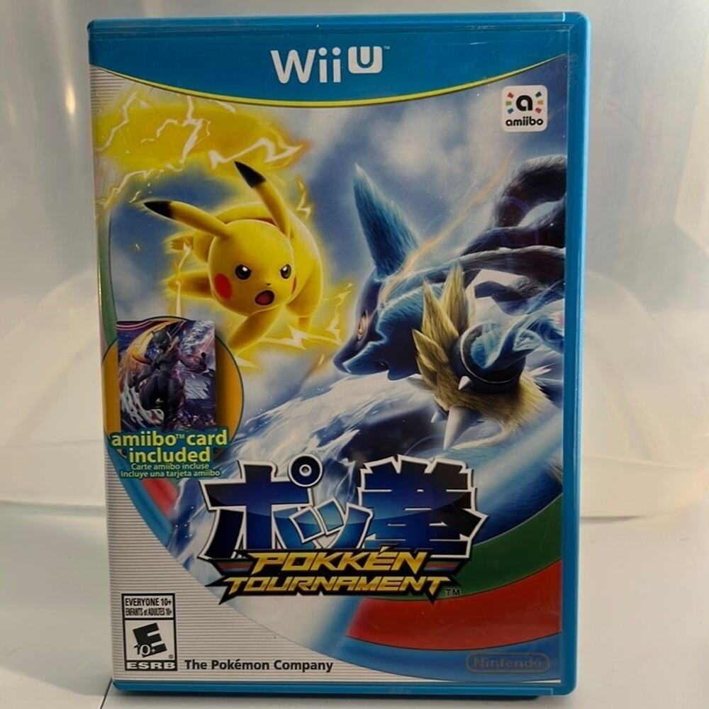 wii U Pokken Tournament for Nintendo Wii U No shadow Mewtwo Amiibo Card